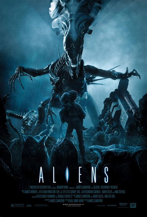 Aliens Alternate Movie Poster By Nuno Sarnadas Película De Extraterrestres Carteles De Cine