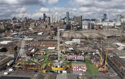 first look at new digbeth funfair under construction open now birmingham live