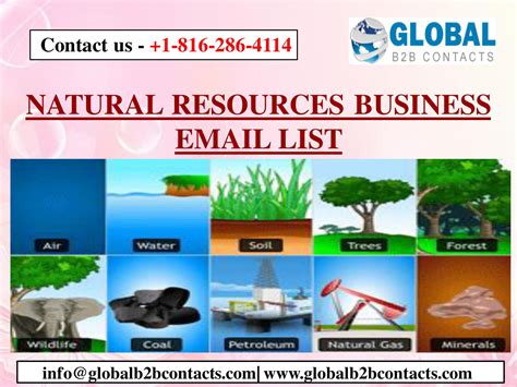 NATURAL RESOURCES BUSINESS EMAIL LIST by Dayan Iola - Issuu