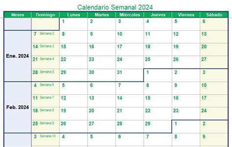Calendario 2024 Descargar Plantilla En Excel Siempre