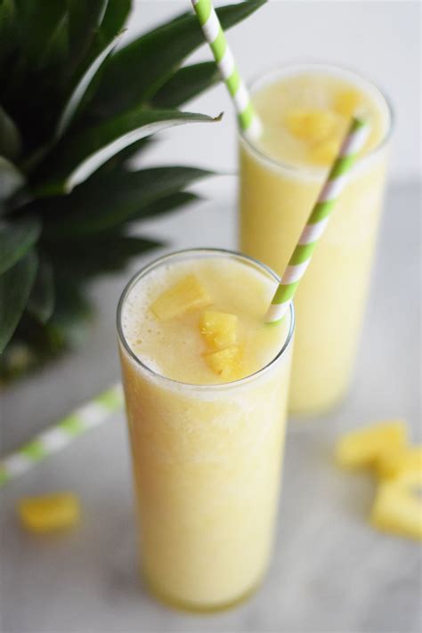Sweet And Tropical Pineapple Smoothie