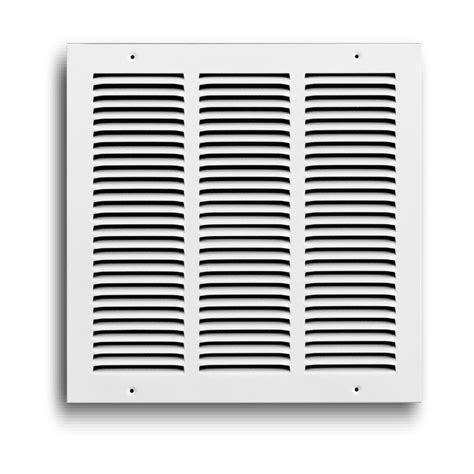 Truaire 24 In X 24 In White Return Air Grille H170 24x24 The Home Depot