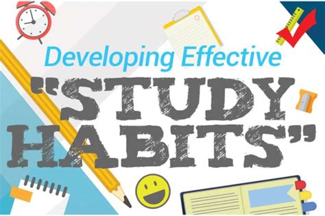 How To Have Good Study Habits In College Study Poster