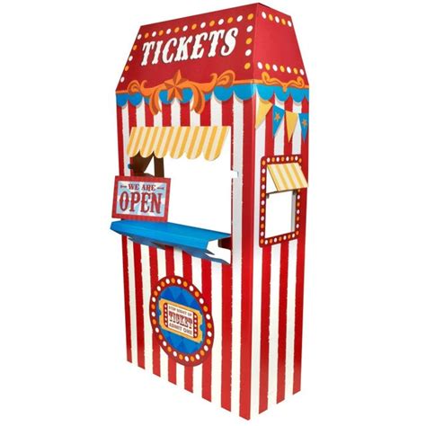 Circus Ticket Booth Stand Circus And Carnival Party Supplies Boys And