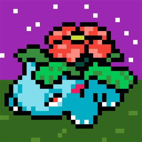 Pixilart Venusaur By Anime Pixel