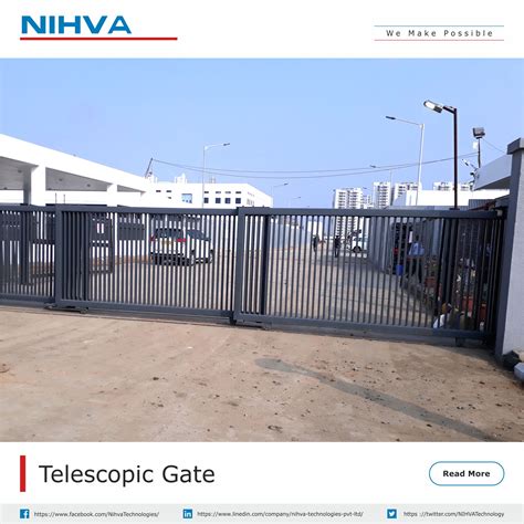 Telescopic Sliding Gates Nihva Technologies Door Automation And Automation Solution