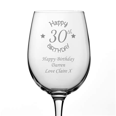 We did not find results for: Personalised 30th Birthday Wine Glass