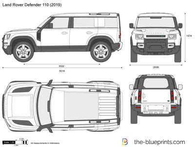 Land Rover Defender Vector Drawing Land Rover Defender Land