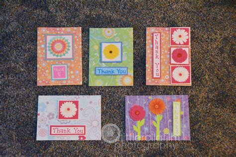 Thank You Greeting Card Set Of 5 Bright And Colorful Glitter Etsy