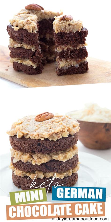Oh, and just for the record, german chocolate cake is not german at all. Mini German Chocolate Cake - Keto Recipe | All Day I Dream ...