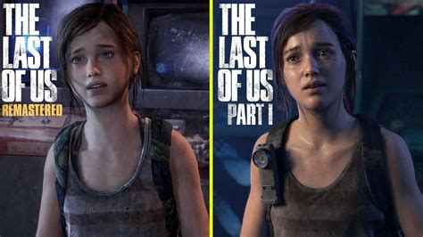 The Last Of Us Part I Remake Vs Remastered Left Behind Dlc All Cutscenes Comparison Ps5 4k60