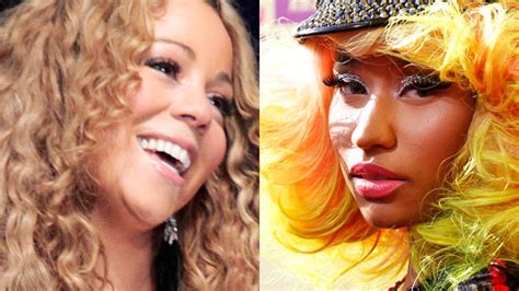 Experts Nicki Minaj Mariah Carey Could Quit Idol Vicious Feud Could Be Big Problem For Show