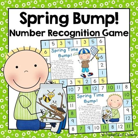 Spring Time Bump Number Recognition Game Number Recognition Games