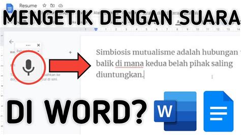 Cara Mengetik Dengan Menggunakan Suara Di Google Docs Youtube