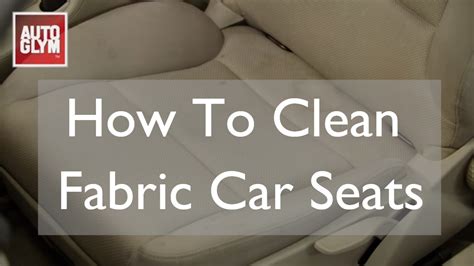 The best way to clean is with water. How To Clean Fabric Car Seats - YouTube
