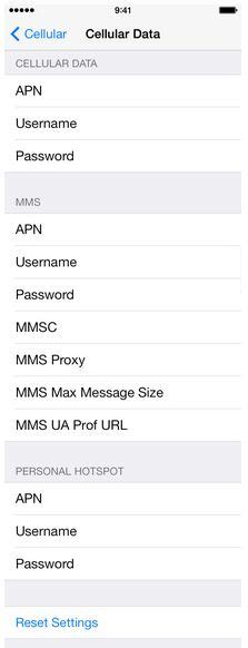 How To Add Apn Setting In Iphone Cellular Data Network