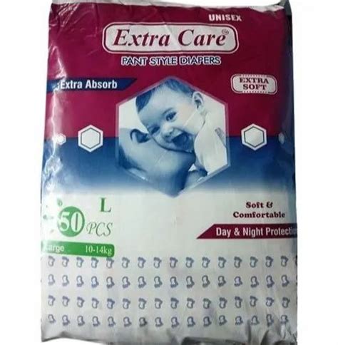 Cotton Pant Diapers Extra Care Baby Diaper L 50 Large Age Group 3 12