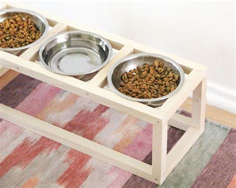 15 Diy Dog Bowl Stands How To Make Homemade Elevated Dog Feeders In