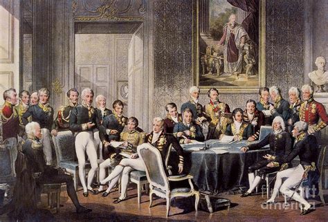 Congress Of Vienna 1814 Painting By Jean Baptiste Isabey Fine Art America