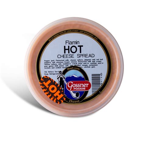 Flaming Hot Cheese Spread Gossner Foods