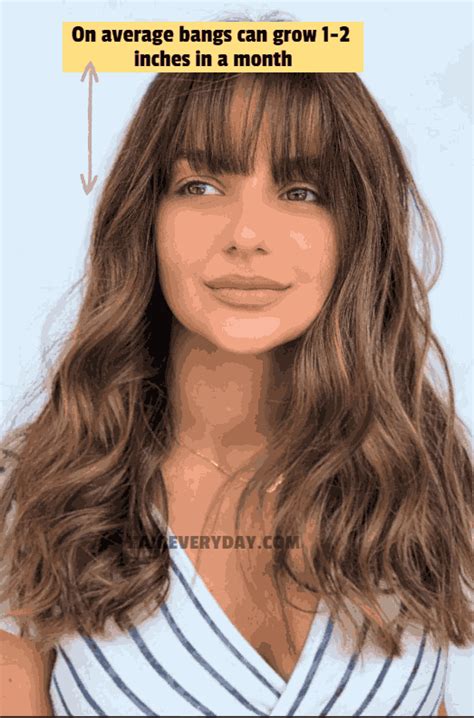 how long do bangs take to grow to your chin and 6 easy ways to make them grow faster hair