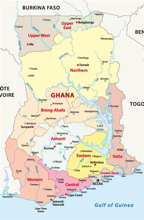 Ghana Maps And Facts World Atlas