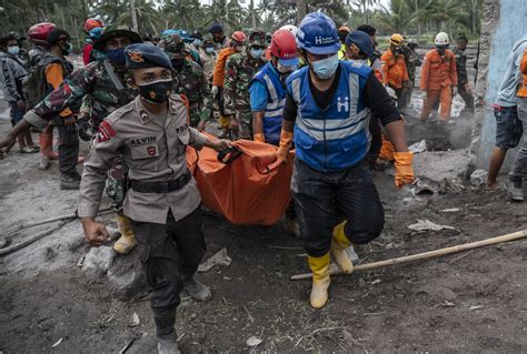 Indonesia Volcanic Eruption Aftermath Video Shows Villages Covered In Ash As 15 Dead
