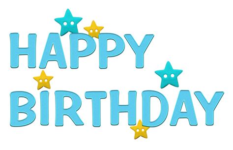 Happy birthday cartoon images png. Happy Birthday Transparent Blue PNG Picture | Gallery ...