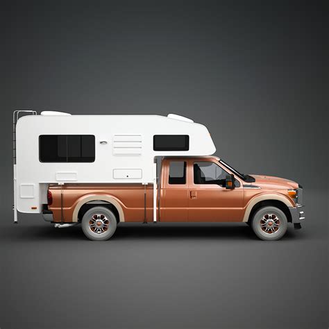 Truck Camper 3d Model