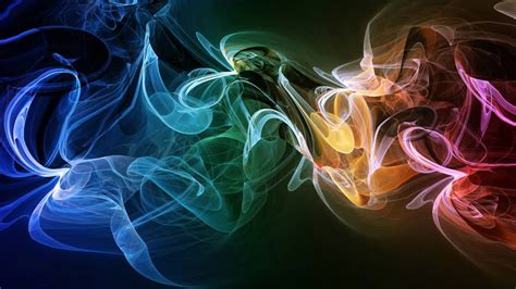 Colorful Abstract Smoke Animated Windows Wallpaper