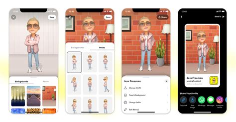 Snapchat Will Let You Pose Your Bitmoji On Your Profile In 3d The Verge