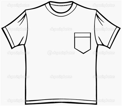 Blank T Shirt Drawing Free Download On Clipartmag With Regard To