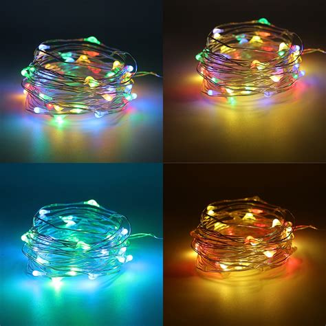 10m 100 Led Copper Wire Aa Battery Powered String Fairy Light
