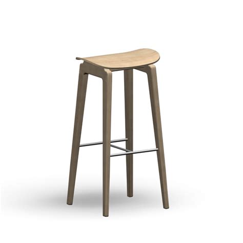 Wooden color high stool stool bar chair wood home furniture simple style. NY11 Bar Chair, Natural - Design and Decorate Your Room in 3D