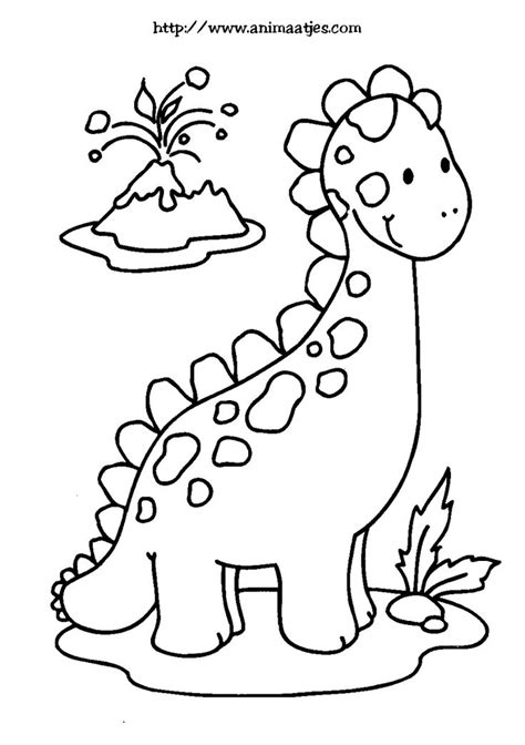 Creative illustrator and graphic designer with more than 10 years of kleurplaat dinosaurus. Kleurplaat: dino | Dinosaurus, Kleurplaten, Dieren tekenen
