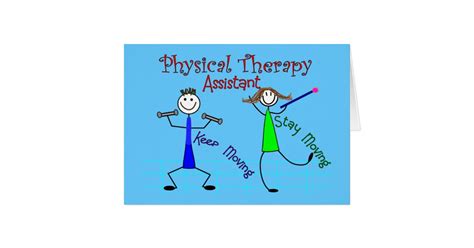 Physical Therapy Assistant Stick People Design Zazzle
