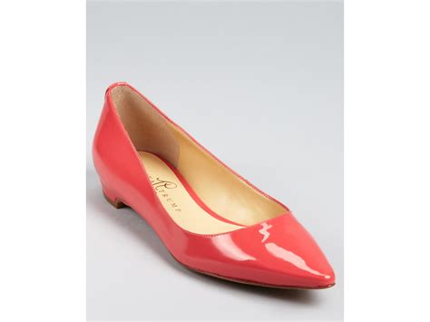 Ivanka Trump Flats Annulio Pointed Toe In Pink Malted Milk Lyst