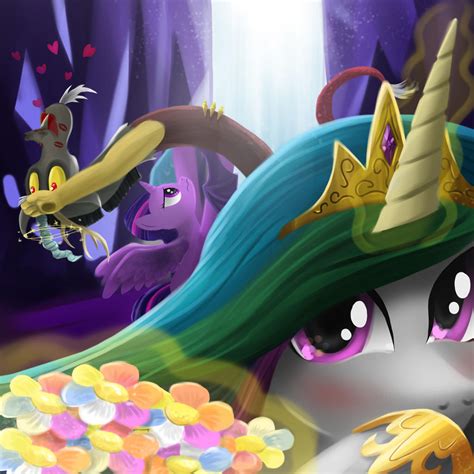Celestia And Discord By Seer On Deviantart