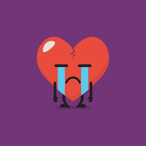 Heartbroken Characters Emoji 16189332 Vector Art At Vecteezy