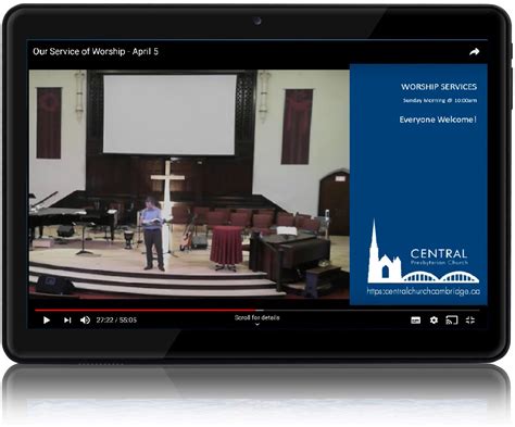 Livestream Upgrade Central Presbyterian Church Cambridge