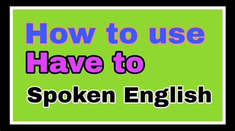 Spoken English Episode 2 Youtube