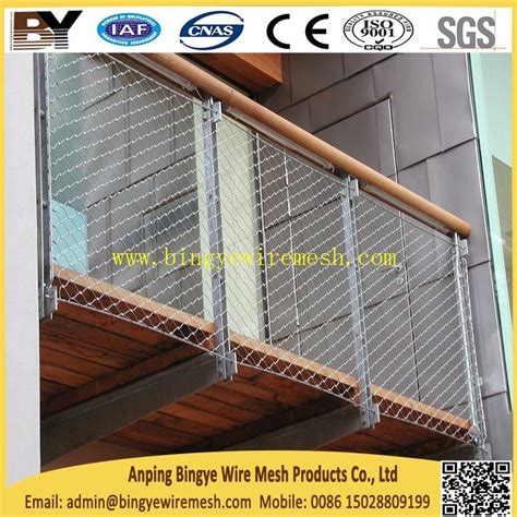 China Stainless Steel Rope Balustrade Bridge Balcony Stair Mesh China