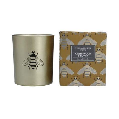 Gold Bees Scented Boxed Candle Listers Interiors