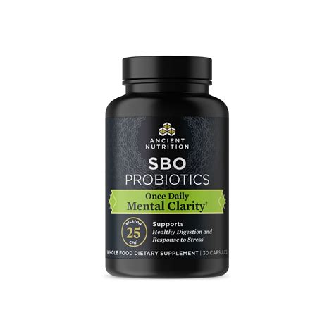 Ancient Nutrition Sbo Probiotics Mental Clarity Once Daily 30