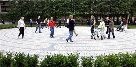 A Public Labyrinth In The Heart Of The Eaton Centre