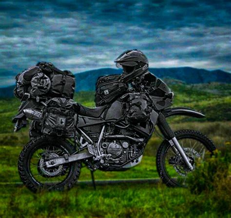 Murdered Out Klr 650 Dual Purpose Motorcycle By Kawasaki