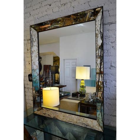 Venetian Style Smoked Glass Mirror Chairish