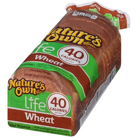 Natures Own Light Wheat Bread 16 Oz Shipt