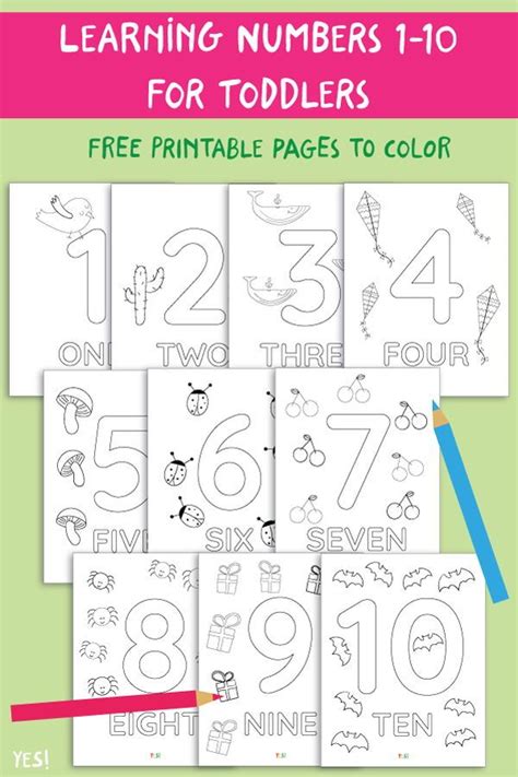 1 10 Printable Numbers Coloring Pages Artofit