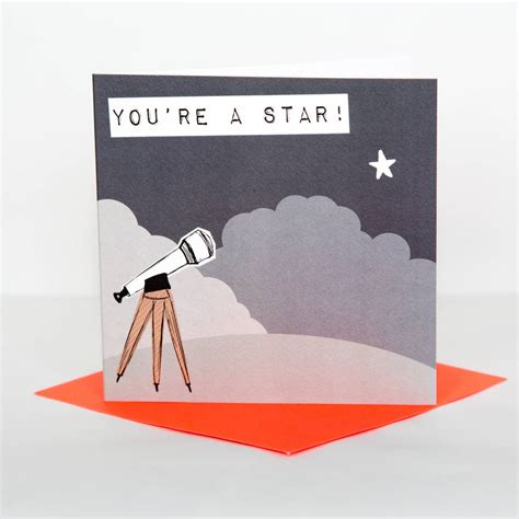 Youre A Star Congratulations Card By Allihopa